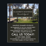 Tropischer Strand, Agent Werbung Flyer<br><div class="desc">Tropical Beach,  Travel Agent Werbung Flyer durch den Business Card Store.</div>