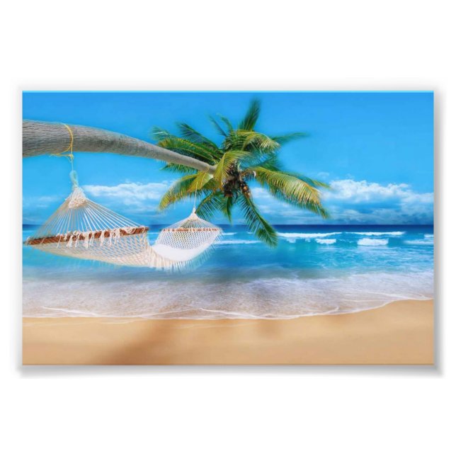 Tropischer Strand Fotoabzug Fotodruck (Vorne)