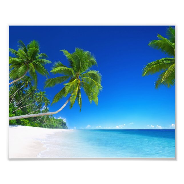 Tropischer Strand Fotoabzug Fotodruck (Vorne)