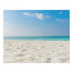 Tropischer Strand-Meersand-Himmel u. Sommer-Tag Künstlicher Leinwanddruck