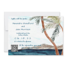 Tropischer Strand mit Lichtern bei Hochzeiten