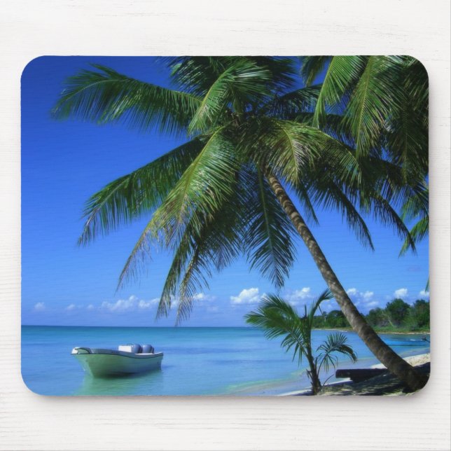 Tropischer Strand Mousepad (Vorne)