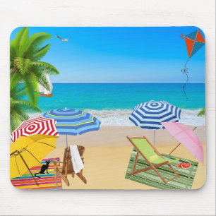 Tropischer Strand Mousepad