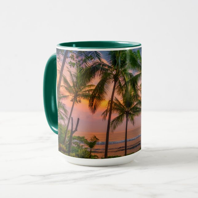 Tropischer Strand | Nationalpark Corcovado Tasse (Vorderseite Links)
