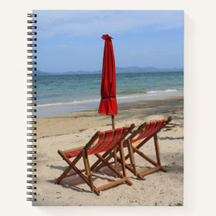 Tropischer Strand Notizbuch