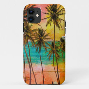Tropischer Strand-Ozean kundenspezifischer iPhone 11 Hülle