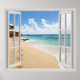 Tropischer Strand Poster