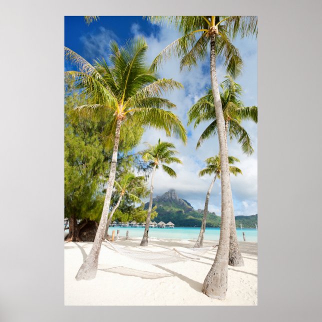 Tropischer Strand Poster (Vorne)