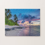 Tropischer Strand Puzzle<br><div class="desc">Landschaftlicher tropischer Strand</div>