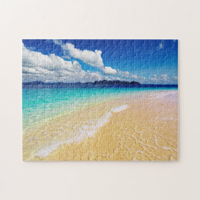 Tropischer Strand Puzzle (Horizontal)