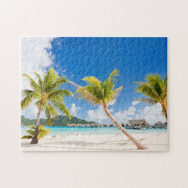Tropischer Strand Puzzle (Horizontal)