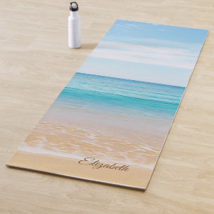 Tropischer Strand, Sand Personalisiert Yogamatte