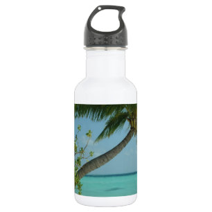 Tropischer Strand Sand Sonne Wasser Ozean Wellen S Trinkflasche