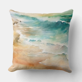 Tropischer Strand Sand und Meer Kissen