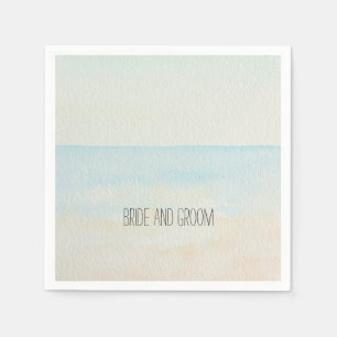 Tropischer Strand Serviette