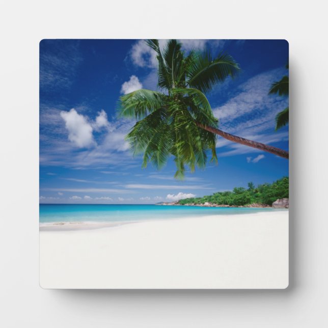 Tropischer Strand | Seychellen Fotoplatte (Vorderseite)