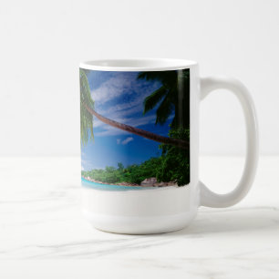 Tropischer Strand Seychellen Tasse