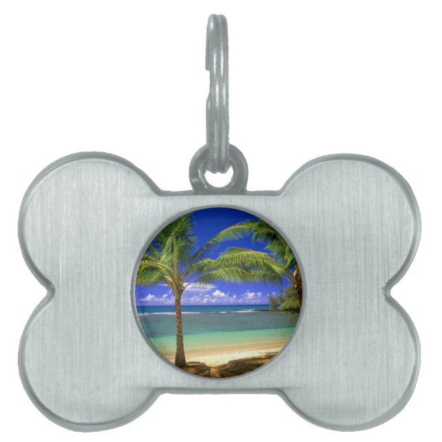 tropischer Strand Tiermarke (Vorderseite)