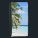 Tropischer Strand Türkis Wasser weißer Sand Geldbeutel Hülle Für Das Samsung Galaxy S5<br><div class="desc">Schöner tropischer Strand mit türkisblauem Wasser. Der weiße Sandstrand von Paradise ist blau Himmel.</div>