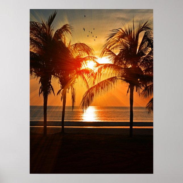 TROPISCHER STRANDGESCHMACK 18X24 POSTER (Vorne)