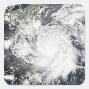 Tropischer Sturm Alma Quadratischer Aufkleber