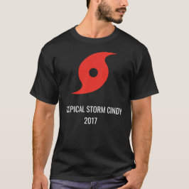 Tropischer Sturm-CindygedenkT - Shirt (dunkel)