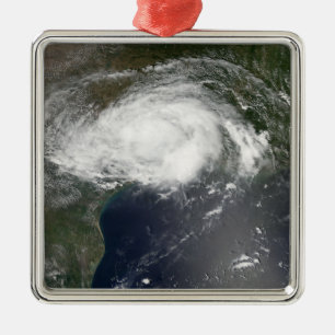 Tropischer Sturm Edouard 2 Silbernes Ornament