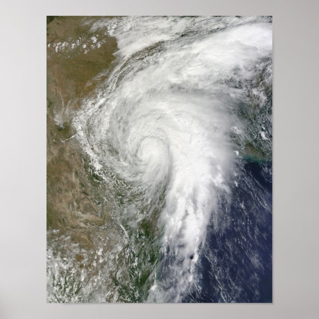Tropischer Sturm Hermine über Texas Poster (Vorne)