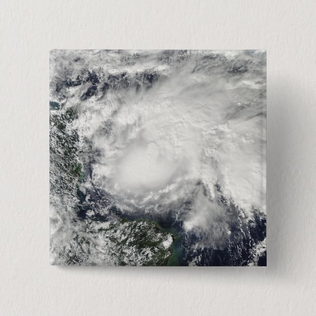 Tropischer Sturm II in der Karibik Button (Vorderseite)