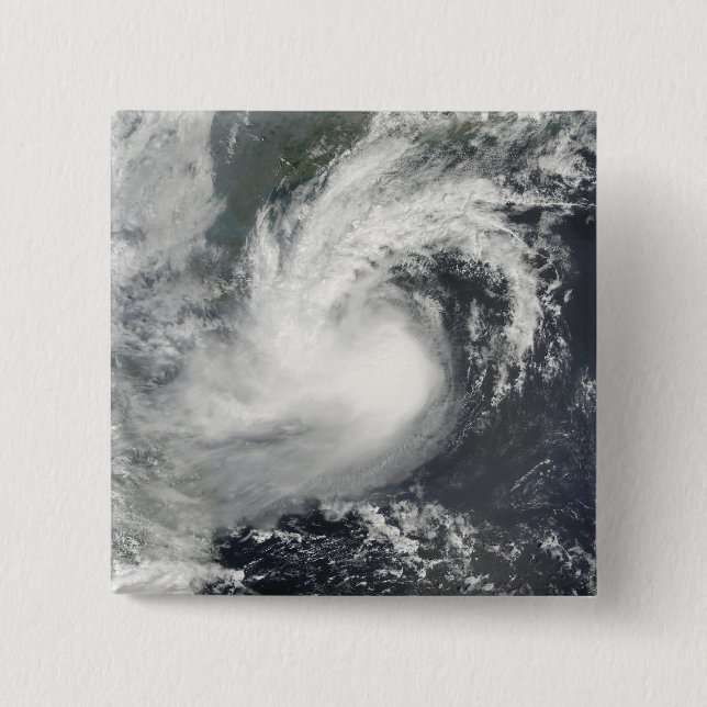 Tropischer Sturm Parma nähert sich China und Vietn Button (Vorderseite)