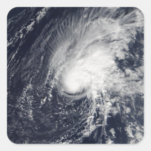 Tropischer Sturm Zeta Quadratischer Aufkleber