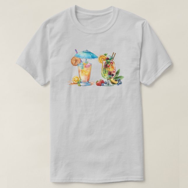 Tropischer T - Shirt (Design vorne)