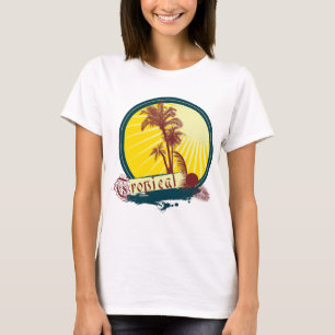 Tropischer T - Shirt der Frauen