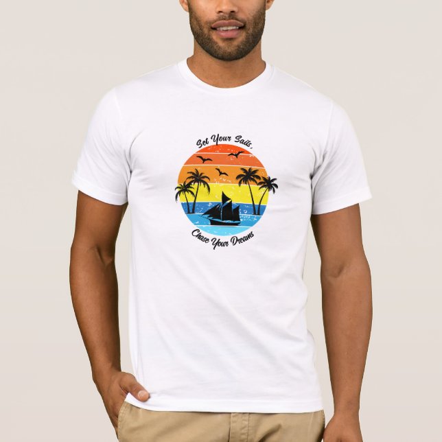 Tropischer T - Shirt der Ruhe (Vorderseite)