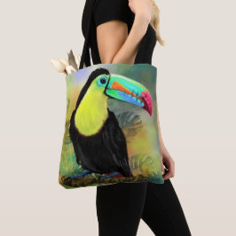 Tropischer Toco Toucan Tote Bag