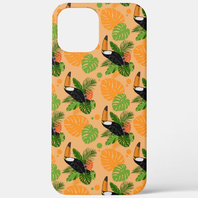 Tropischer Toucan Bird Nahtloses Muster Case-Mate iPhone Hülle (Rückseite)