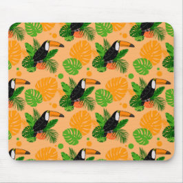 Tropischer Toucan Bird Nahtloses Muster Mousepad