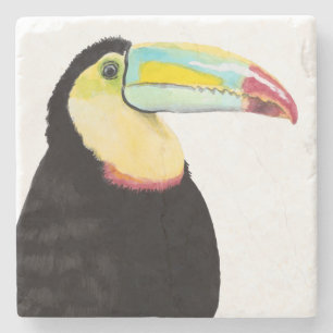 Tropischer Toucan Vogel Steinuntersetzer