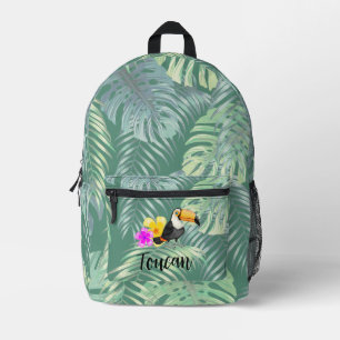 Tropischer Touch Design Back Pack Bedruckter Rucksack
