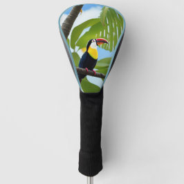 Tropischer Toukan in einem Baum Golf Headcover