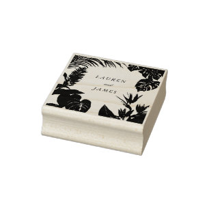 Tropischer Traum Gummistempel