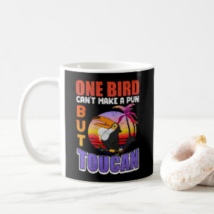 Tropischer Tukan Vogel Vintage Lustiger Tukan Voge Kaffeetasse