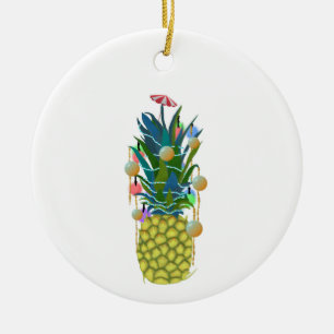 Tropischer Urlaub Ananas Weihnachtsschmuck