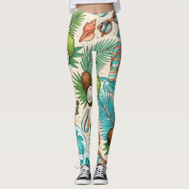 Tropischer Urlaub. Leggings