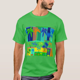 Tropischer Urlaubswunsch T-Shirt