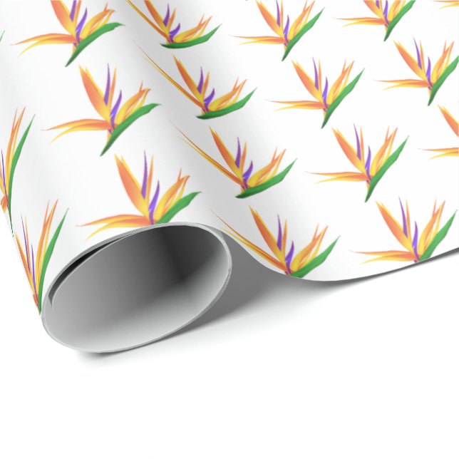 Tropischer Vogel aus Paradiespapier Geschenkpapier (Rolleneckpunkt)