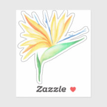 Tropischer Vogel aus Vinyl-Aufkleber