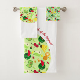 Tropischer Wahnsinn Badhandtuch Set