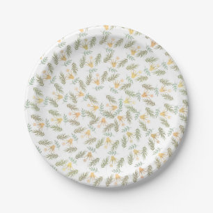 Tropischer Wald Botanische Babyparty Pappteller