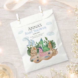 Tropischer Wald Dinosaurier Kinderdusche! Brüllen! Geschenktütchen